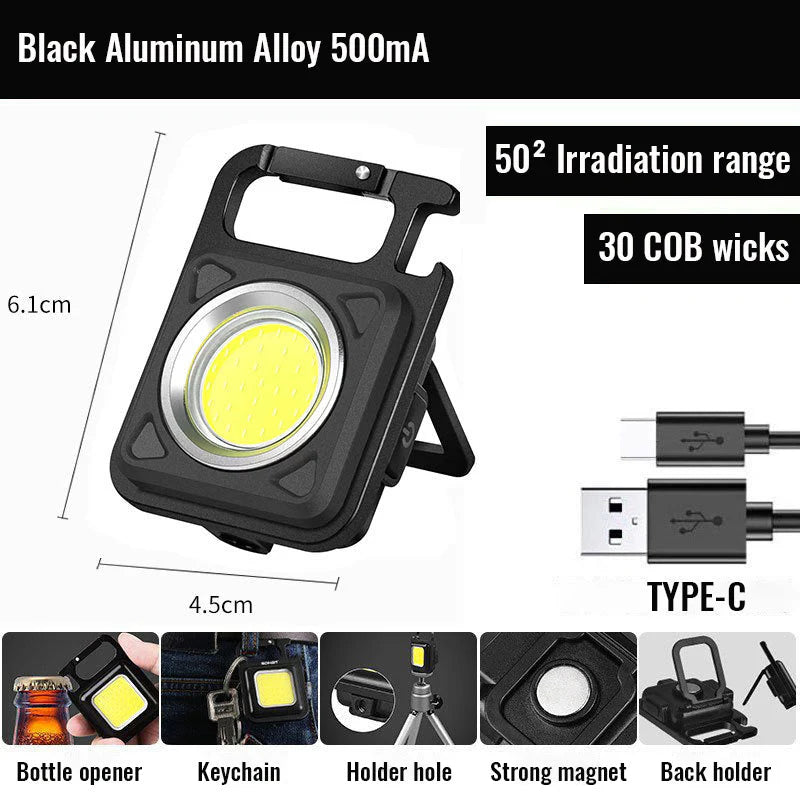 COB Rechargeable Keychain Light-COB01