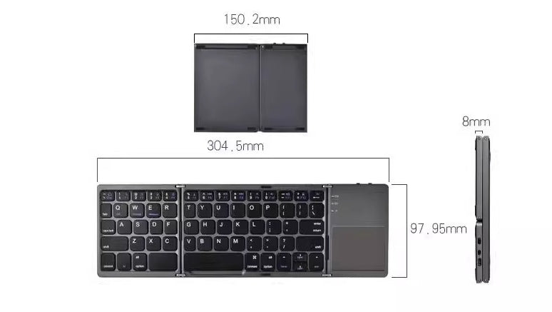 Keyboard Tri-fold Keyboard