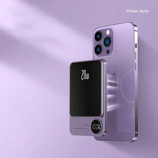 LED Display Magsafe 2-Way Fast Charging Power Bank-Q9