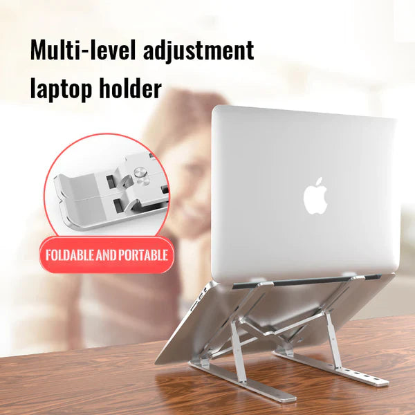 Portable Folding Lifting Cooling Aluminum Alloy Laptop Holder-N3