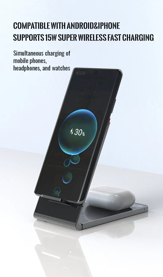 4 in 1 MagSafe Foldable Magnetic Wireless Charger